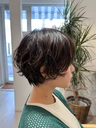 ショート 髪質改善・ クロスパーマ◎倉澤のヘアスタイル
