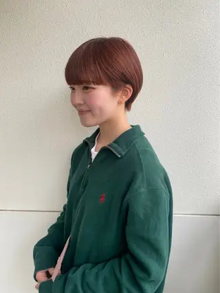 ショート ベージュカラー/ 新潟/万代/なお🎀のヘアスタイル
