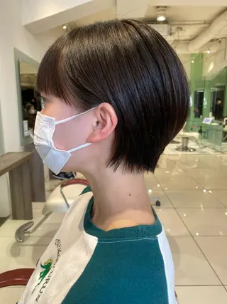 ショート 銀座　プロの髪質改善 ハシモトリュウタのヘアスタイル