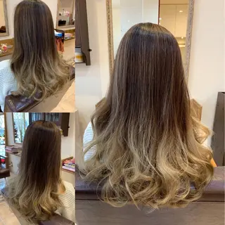 ロング カラー パーマ 佐藤 俊夫のヘアスタイル