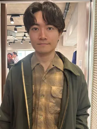 ショート パーマ メンズ パーマ/ラフパーマ /ボブパーマ/HYOのヘアスタイル