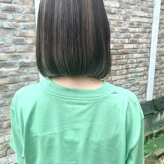 ミディアム 似合わせカラーの達人 ダブルカラー/森栄範のヘアスタイル