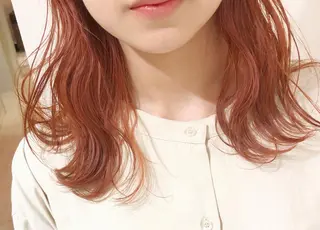 ミディアム カラー 山崎 俊介のヘアスタイル