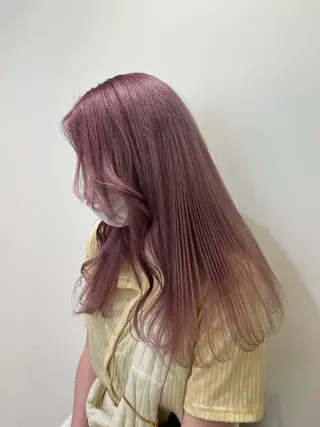 ロング カラー さら艶レイヤーカット 🩶Suzuneのヘアスタイル