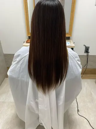ロング 美髪クリエーター テラダタエコのヘアスタイル
