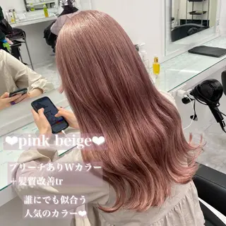 セミロング カラー 💟RINNA 艶カラー💟のヘアスタイル