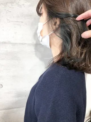 ミディアム カラー 小木曽智美 /ボブ/ショートのヘアスタイル