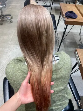 カラー 🎀艶ハイトーン特化 🎀セナのヘアスタイル