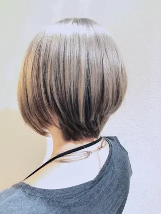 ショート カラー 髪質改善/イルミナ/ 城崎のヘアスタイル