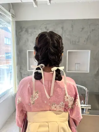 ヘアアレンジ 🍪ﾖｼｲﾊﾙﾈ🍪 ﾗﾍﾞﾝﾀﾞｰｶﾗｰのヘアスタイル