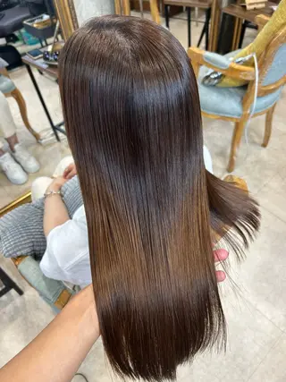 ロング カラー パーマ AnFye forprcoのヘアスタイル