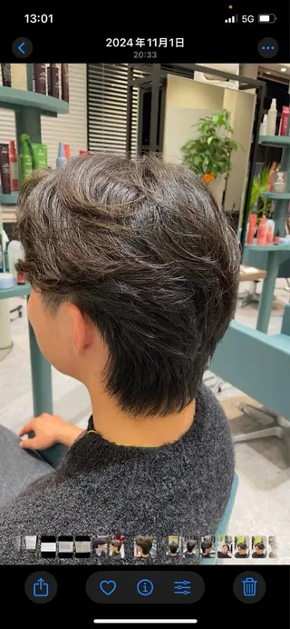 パーマ 河端 春綺のヘアスタイル