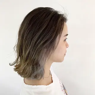ミディアム カラー 松田 光雄のヘアスタイル