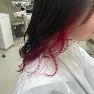 セミロング カラー 坂本 沙也加のヘアスタイル