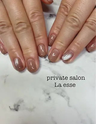 ショート ネイル プライベートサロン La esseのネイルデザイン