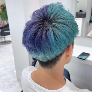 ショート メンズ コテ巻き風パーマ 🦋にこ🦋のヘアスタイル