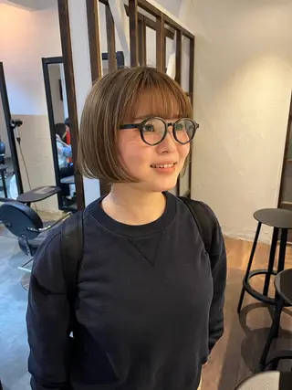 ショート 金田 夏野のヘアスタイル