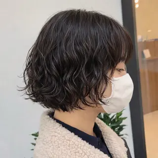パーマ hair salon blossy.所属・新妻 宥人のヘアスタイル