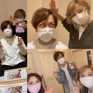 ショート カラー メンズ キッズ ✂︎ショート、ボブ、 レイヤー🩵YUMIのヘアスタイル