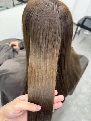 セミロング 髪質改善メニュー 長井 美佐子のヘアスタイル