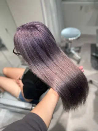 カラー unique 松原吹季のヘアスタイル