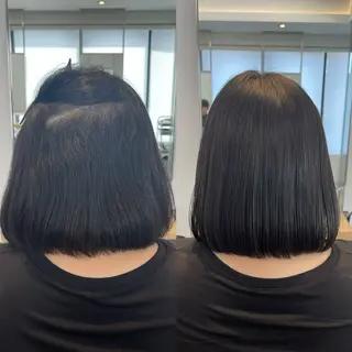 ミディアム パーマ 綱島/髪質改善 /艶髪/ルキヤ‎‎のヘアスタイル