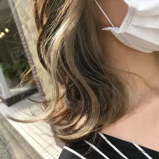 ミディアム カラー 永井 悠大のヘアスタイル