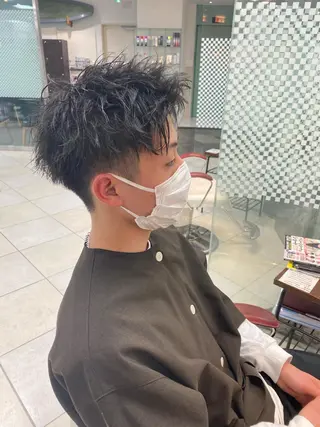 パーマ メンズ 髪質改善/艶カラー TSUBASAのヘアスタイル