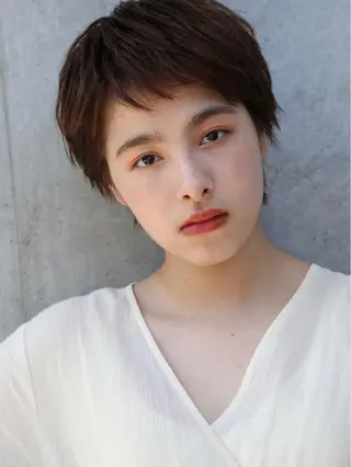 ショート カラー MAYU 💚森下のヘアスタイル