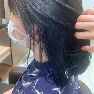 セミロング Armony青山店 松原大斗のヘアスタイル