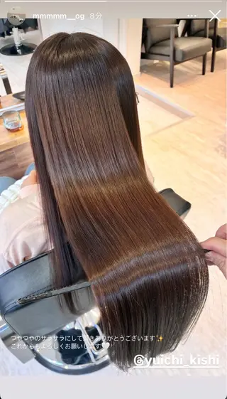 セミロング カラー 池袋髪質改善Tone byCharaのヘアスタイル