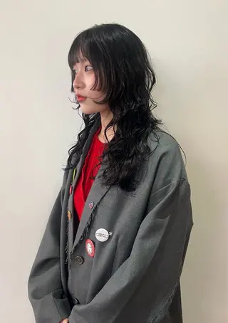 セミロング パーマ MARU パーマ/レイヤーのヘアスタイル