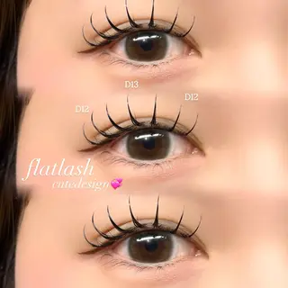 マツエク・マツパ Mell Yuuna ♡パリエク /束感のマツエク・マツパデザイン