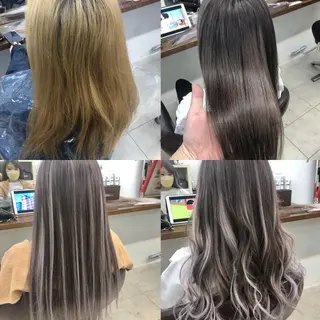 カラー ダブルスキルエクステ /羽エクステ白石宇由のヘアスタイル