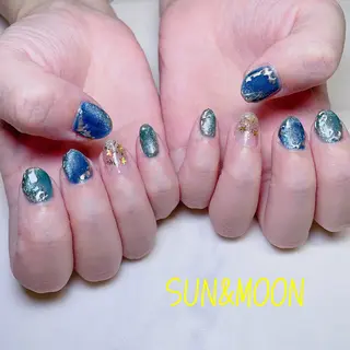 ネイル SUN&MOON REOのネイルデザイン