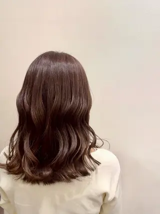 セミロング 奈良 明日香のヘアスタイル