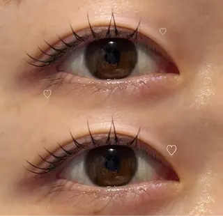 マツエク・マツパ Ash hinata𐙚のマツエク・マツパデザイン