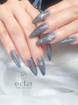 ロング eclat.nail エクラネイルのネイルデザイン