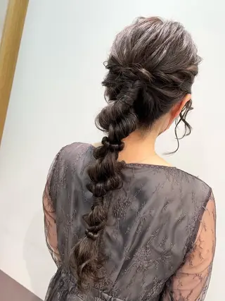 ロング カラー ヘアアレンジ 新宿color🐝 AYAKA🌈💖のヘアスタイル