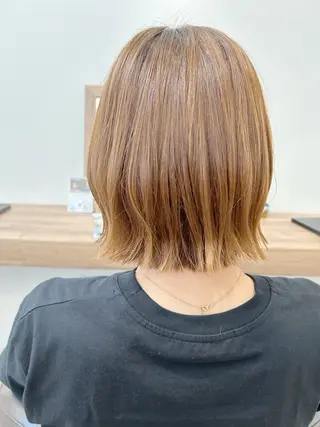 ミディアム やまこし 美裕樹のヘアスタイル