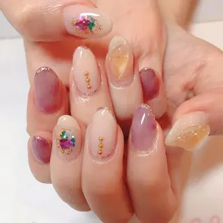 ネイル La neige* yuki 🐩🌙のネイルデザイン