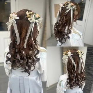 ロング ヘアアレンジ 美髪× ヘアセット✨Araiのヘアスタイル