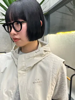 ショート カラー ボブ/似合わせカット /ニュアンスカラーのヘアスタイル