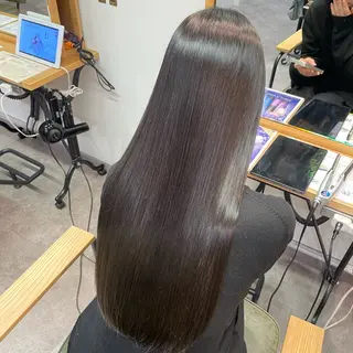 艶感カラー/オリーブ アレンジ：♡のヘアスタイル