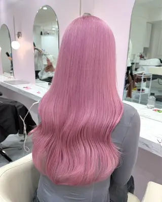 ロング カラー ハイトーンカラー💞 くるみ🎀のヘアスタイル