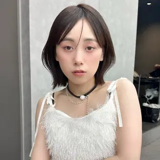ミディアム 縮毛矯正/韓国ヘア /レイヤー🎀ミズキのヘアスタイル