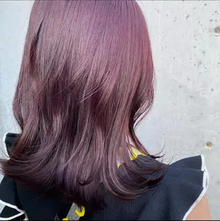 ミディアム カラー フリーランス美容師 MIZUKIのヘアスタイル