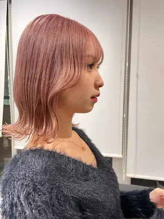 セミロング カラー 🦋ハイトーンボブ ショート🦋トシキのヘアスタイル