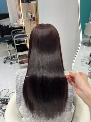 ロング カラー 𝑹𝒊𝒉𝒐🎀 名駅/大人韓国ヘアのヘアスタイル