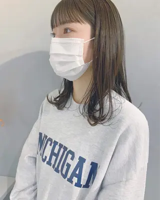 ミディアム カラー ボブパーマコテ巻き風 パーマNo1深江秀平のヘアスタイル
